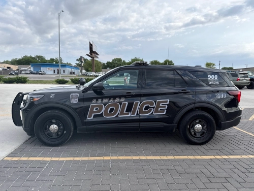 Seward Police Department SUV with reflective partial wrap graphics by Revolution Wraps